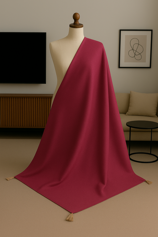 Magenta Cotton Voile Dupatta – Vibrant, Soft & Stylish